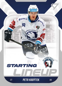 Petr Kodytek Plzen Tipsport ELH 2022/23 SportZoo 2. serie Starting LINEUP #SL-53